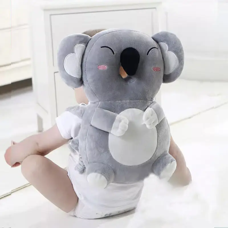 Children's Multifunctional Cotton Plush Headrest New Cartoon Anti-Fall Anti-Collision Protection Pad Set