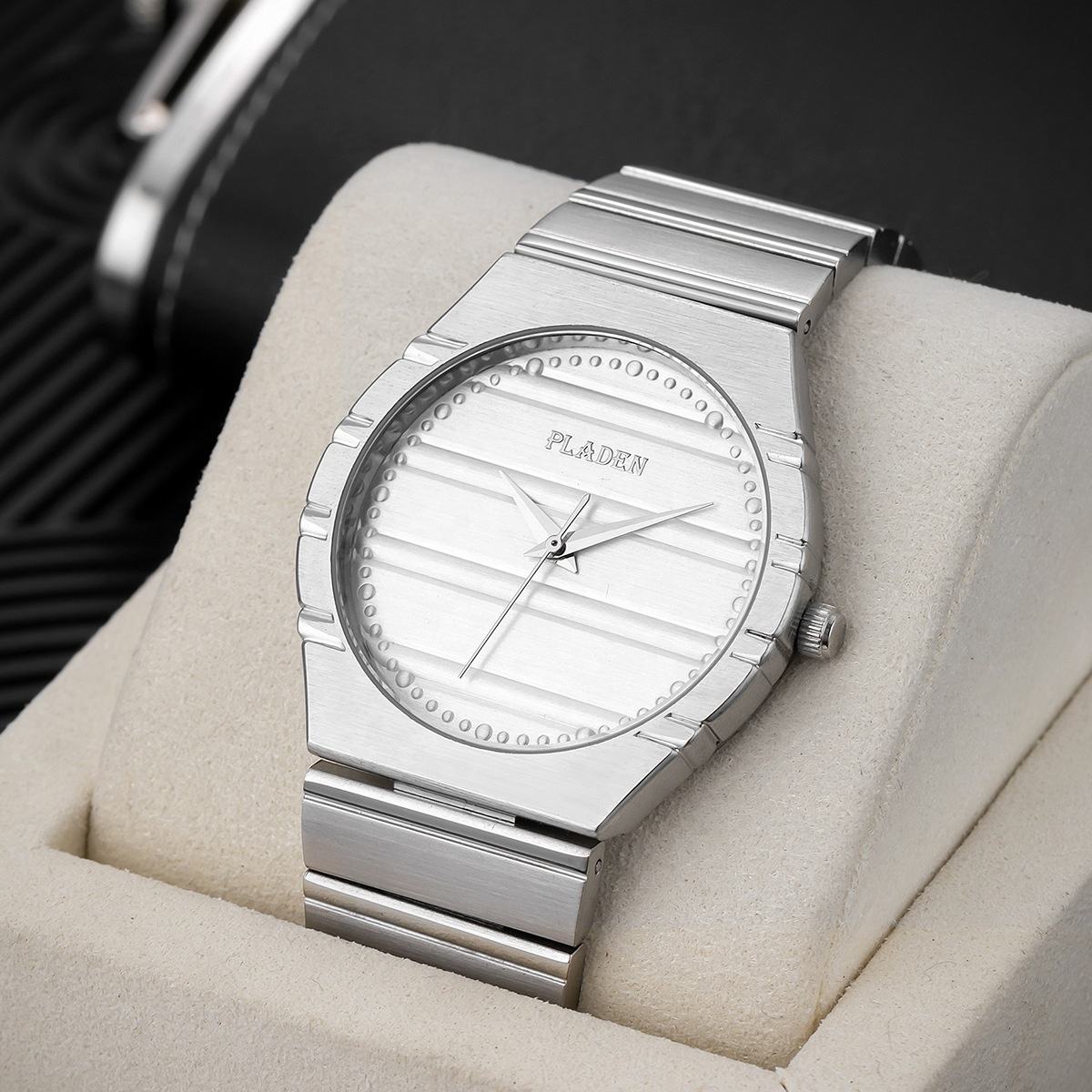 Relogio Masculino Pladen Minimalist Ultra Thin Custom Waterproof Wristwatches