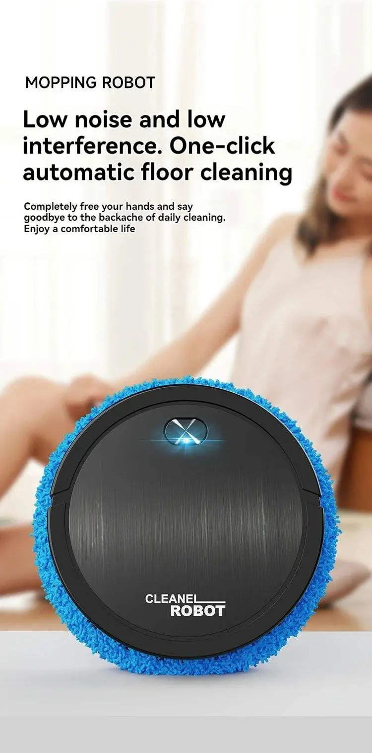 Dry Wet Mopping Cleaner Smart Cleaning Robot Automatic Cleaning Machine