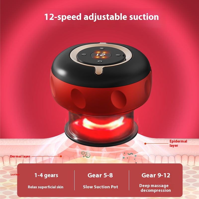 Smart Cordless Vacuum Cupping Hijama Cups Electric Cupping Set Device Guasha Cupping Therapy Massager Pain Relief