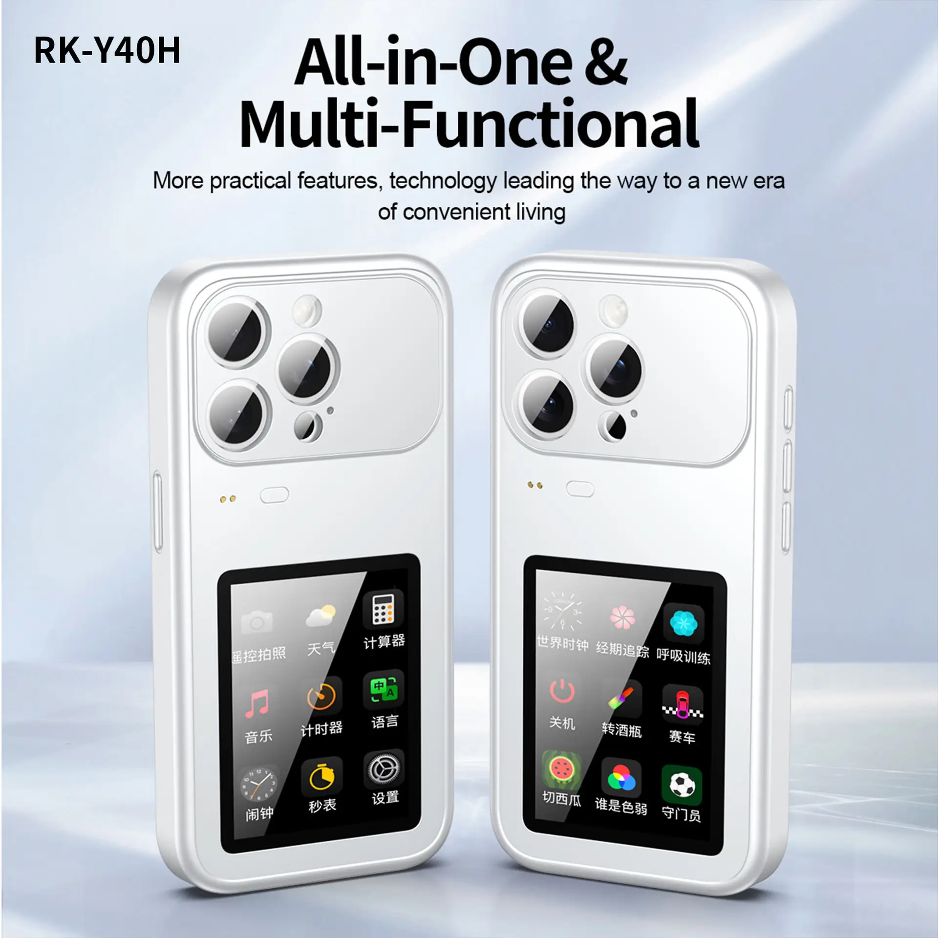 Smart Screen Phone Case Real Time Display Interactive Protective Cover for iPhone 13 14 15 16 17 Pro Max