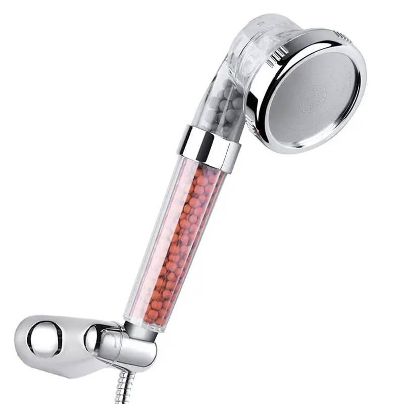 Three Function Bath Water Saving Negative Ion Healthy Hand Shower Head
