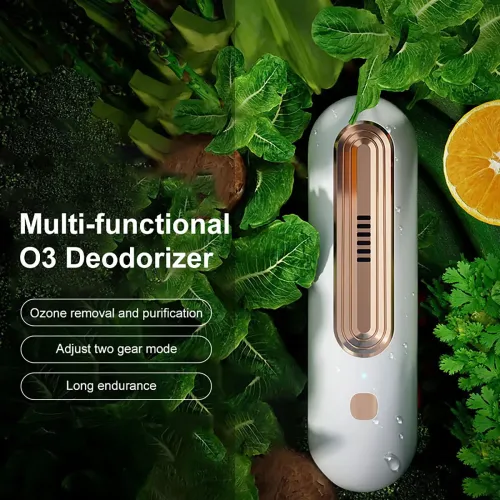 Multifunctional Ozone Generator Refrigerator Deodorizer Portable Household/Vehicular Shoe Cabinet with Battery Power Source image