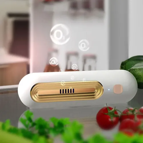 Multifunctional Ozone Generator Refrigerator Deodorizer Portable Household/Vehicular Shoe Cabinet with Battery Power Source image