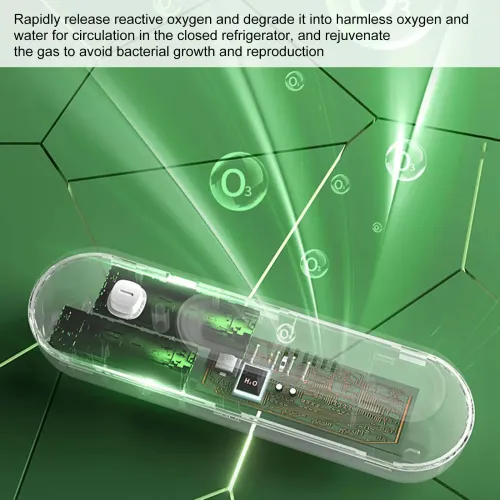 Multifunctional Ozone Generator Refrigerator Deodorizer Portable Household/Vehicular Shoe Cabinet with Battery Power Source image